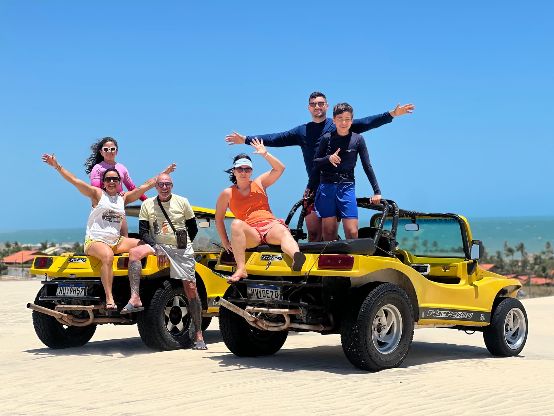 Passeio de buggy no Cumbuco
