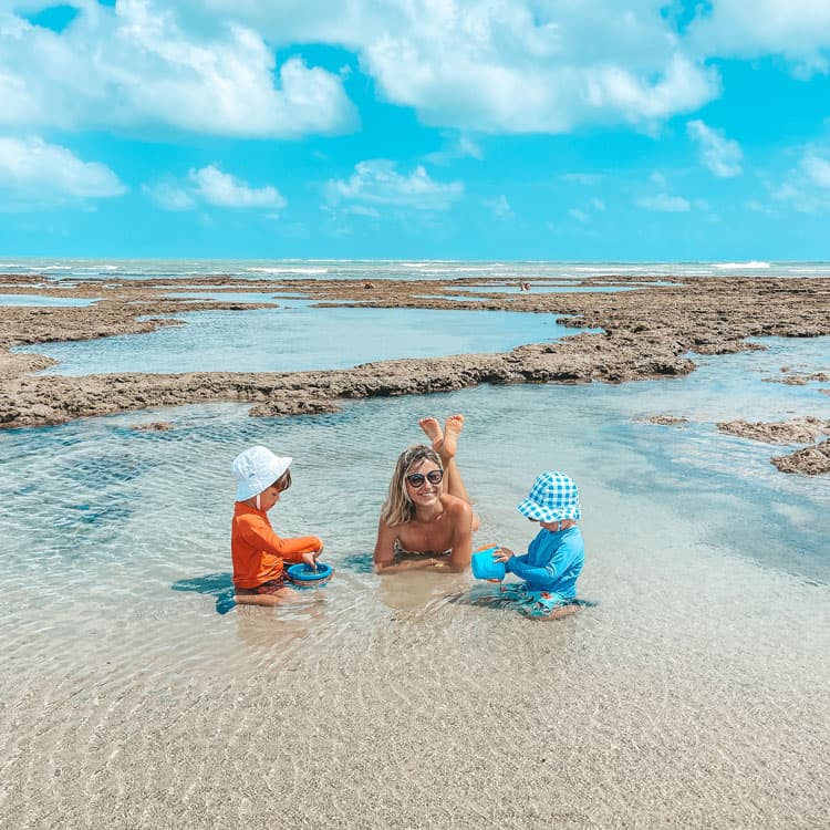 Piscinas naturais em Flecheiras